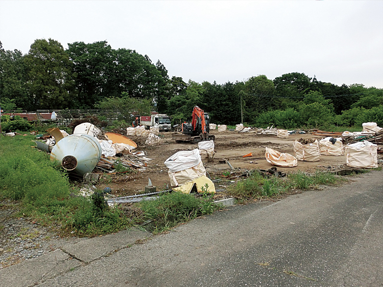 #04 木造社屋・木造鶏舎解体工事 岐阜県揖斐郡揖斐川町02